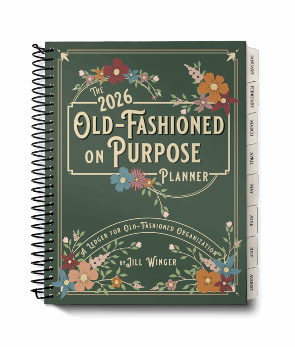 The 2026 Old-Fashioned on Purpose Planner