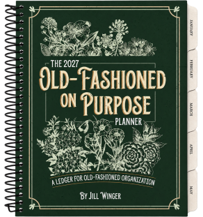 The 2027 Old-Fashioned on Purpose Planner